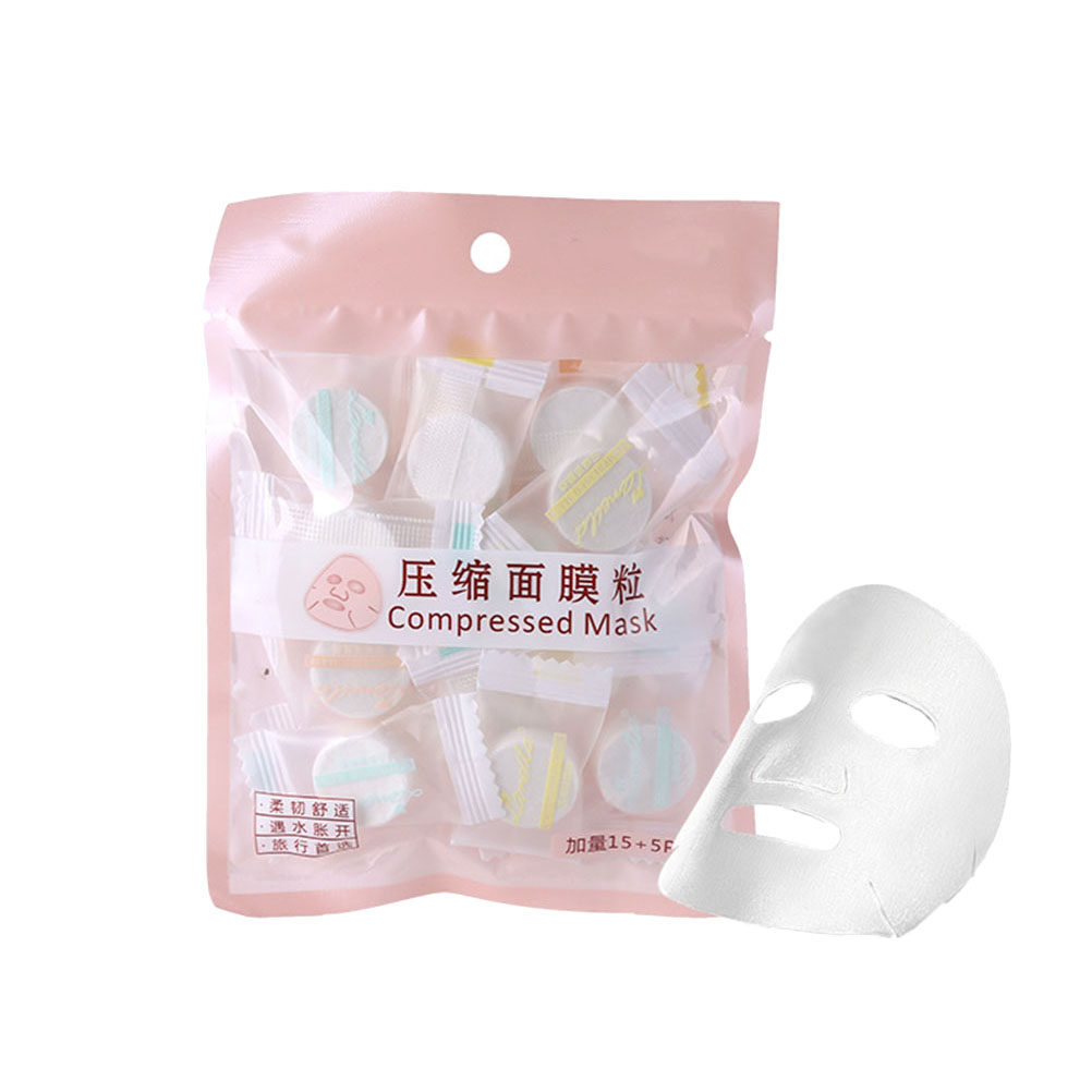 Skincare Natur E - 20Pcs Compressed Nonwoven Face Mask Sheets