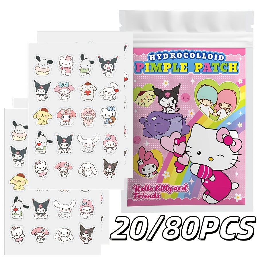 Skincare The Originote - 20/80PCS Sanrio Hello kitty Cartoon hydrocolloid
