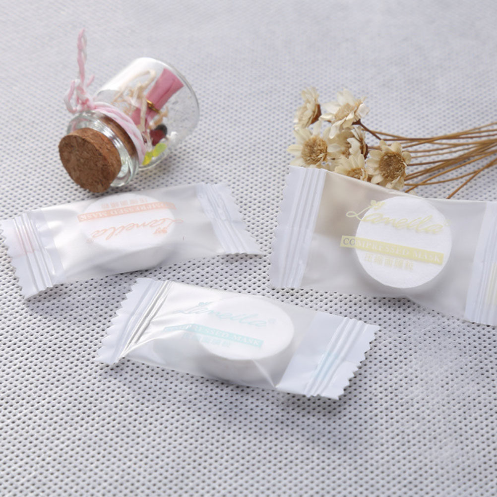 20Pcs Compressed Nonwoven Face - Skincare Natur E recension och pris