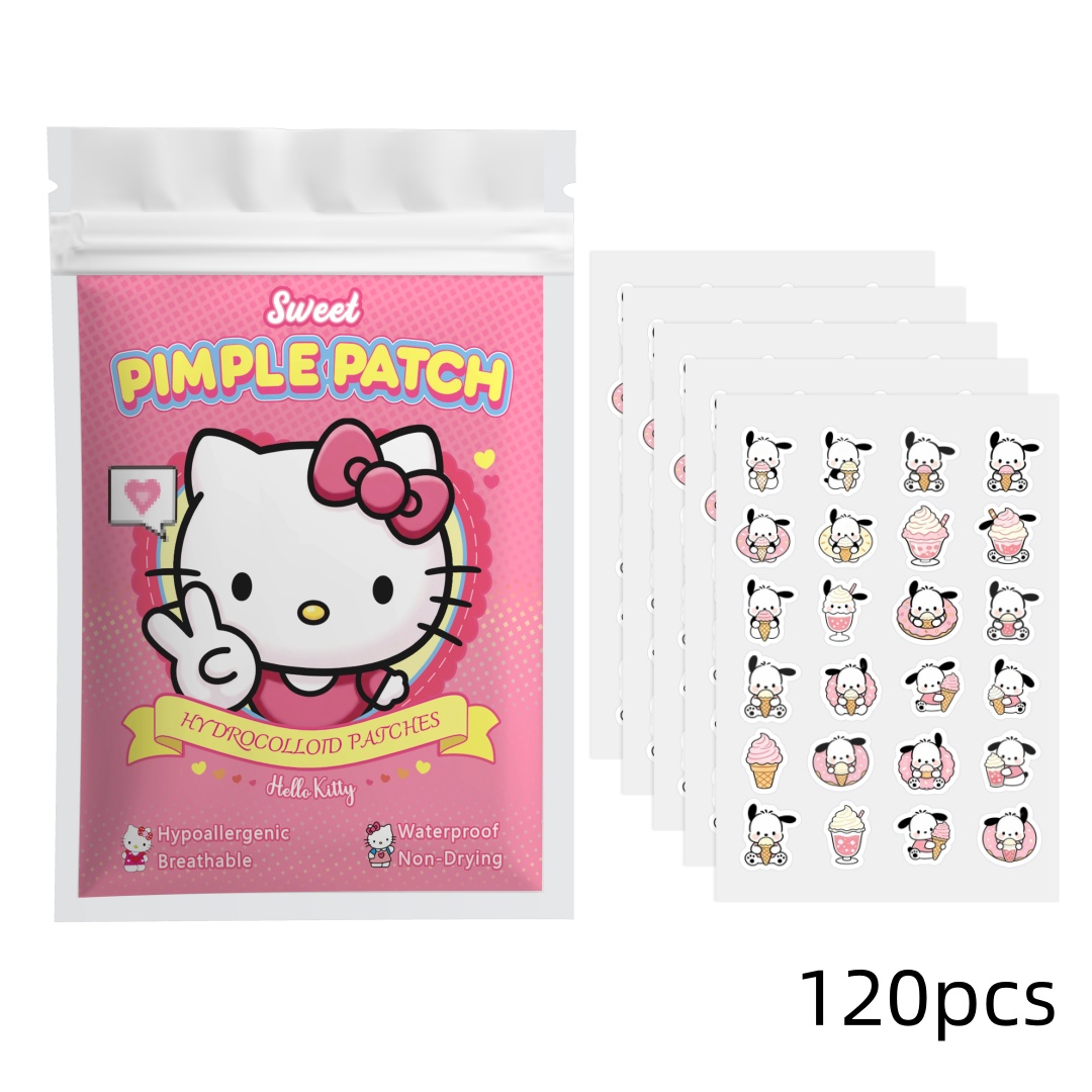 48/120PCS hello kitty Acne pat - Skincare The Originote recension och pris