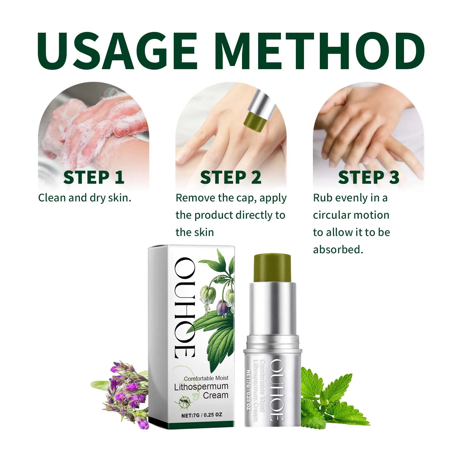 OUHOE Purple Grass Herbal Mosq - Skincare Natur E recension och pris