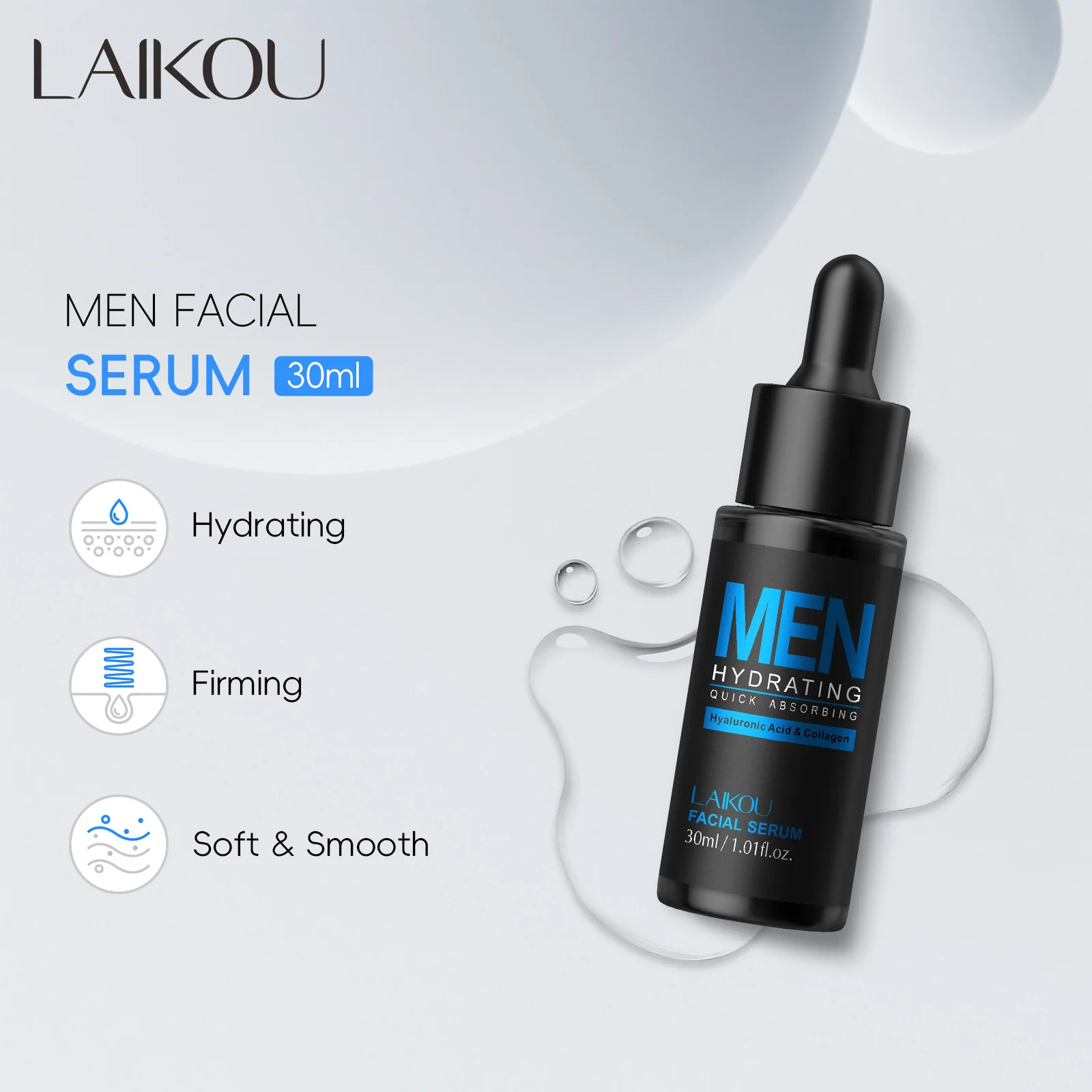Mens 30ml Facial Serum Hydrati - Skincare Natur E recension och pris