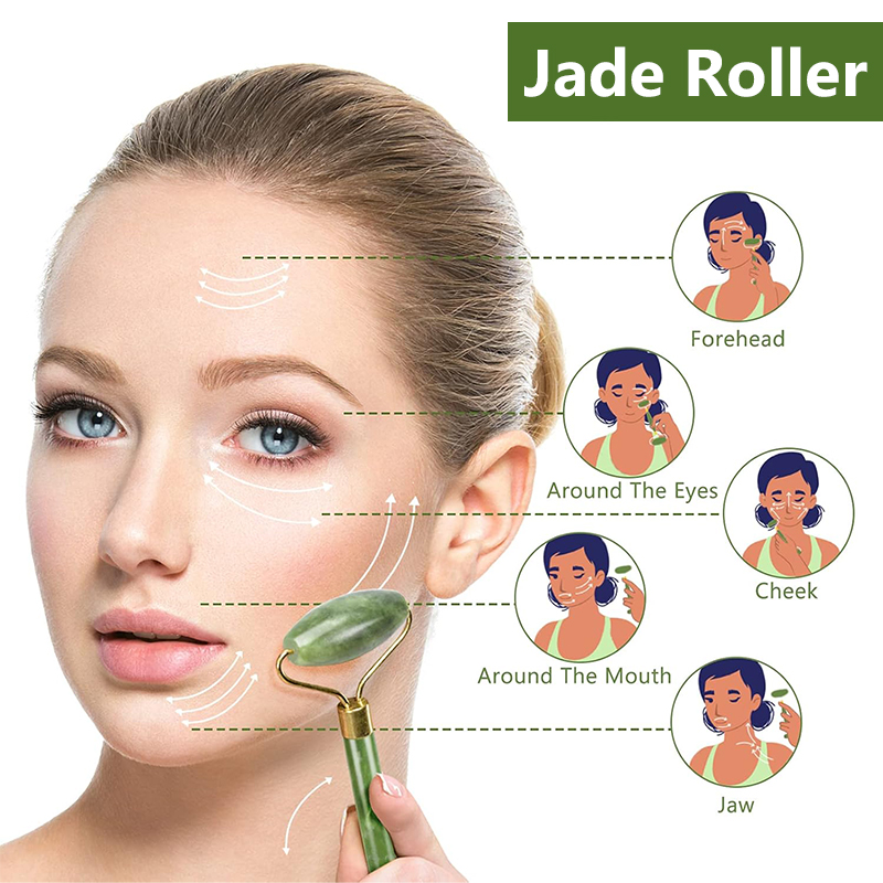 Natural Jade Roller Face Gua S - Skincare Natur E recension och pris