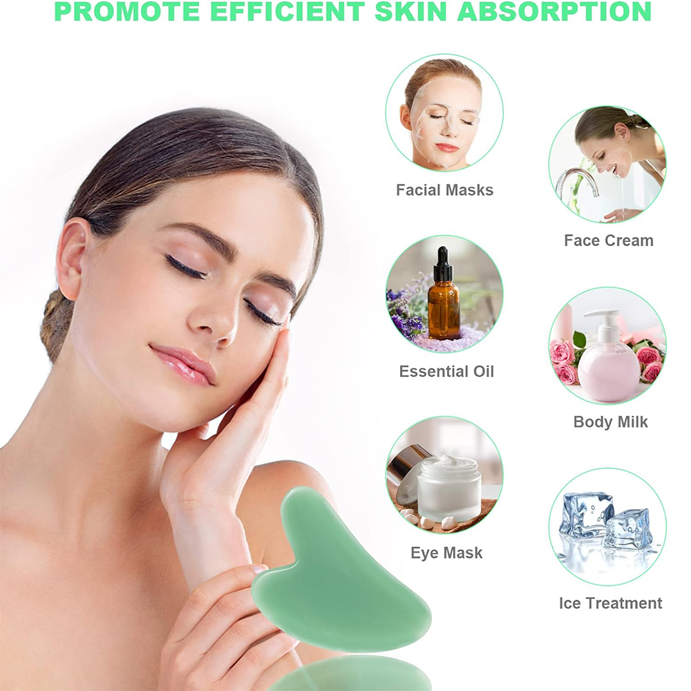 1PCS Natural Glass Jade Scrapi - Skincare Natur E recension och pris