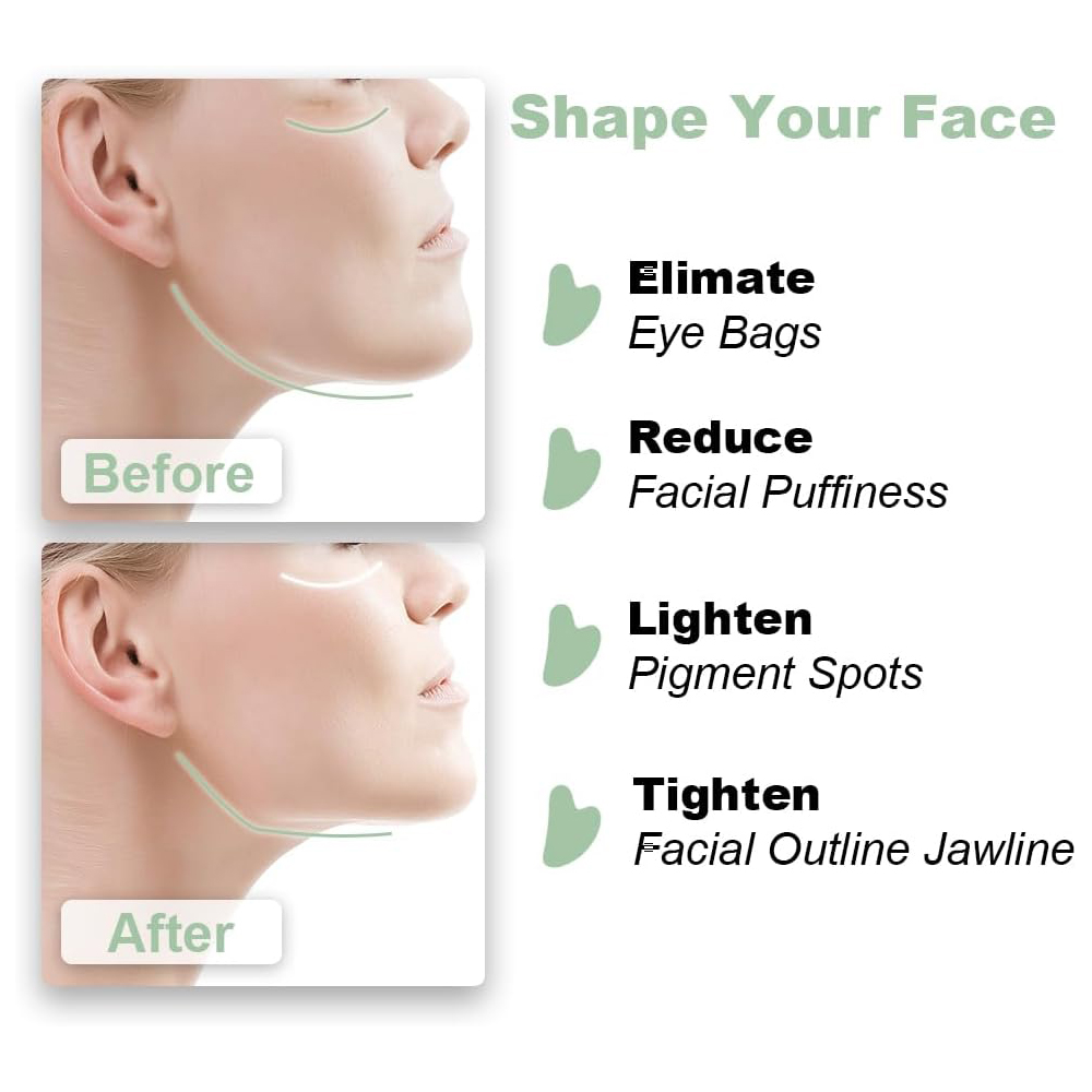 1PCS Natural Glass Jade Scrapi - Skincare Natur E recension och pris