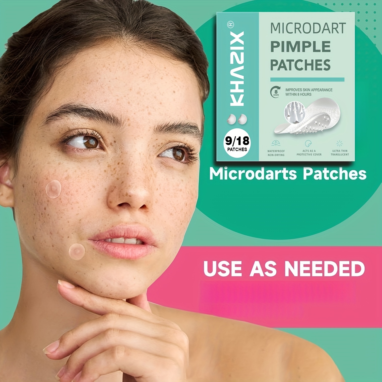 9 pieces water-based acne patc - Skincare The Originote recension och pris
