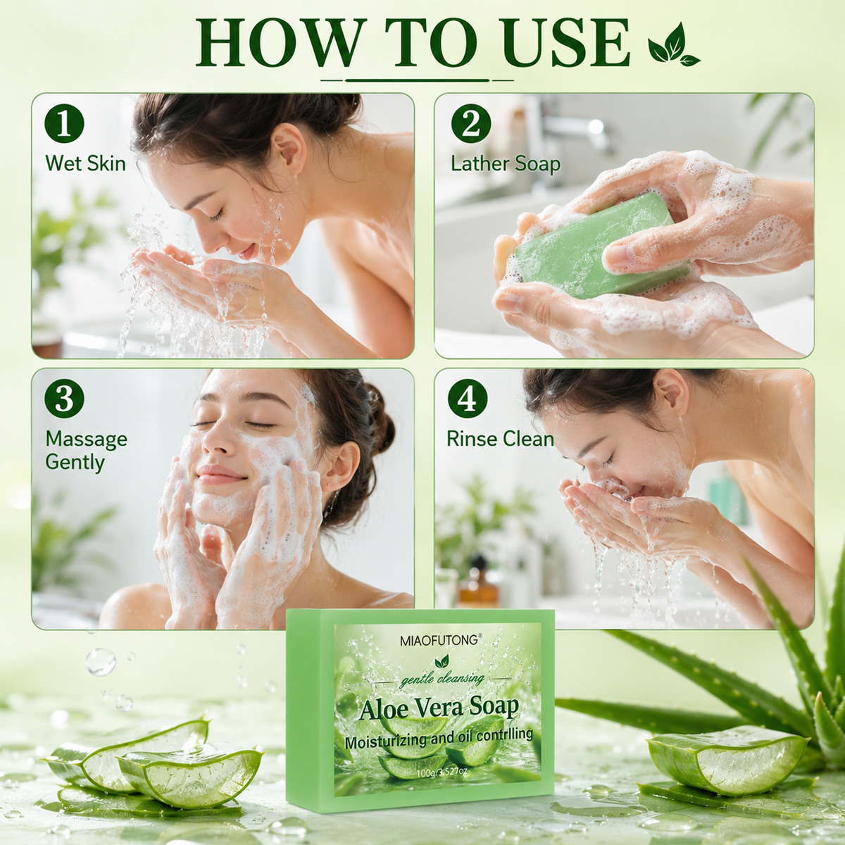 4 In 1 Aloe Vera Handmade Esse - Skincare Natur E recension och pris